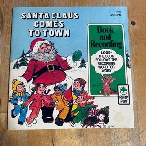 Santa Claus Comes to Town Book and Recording